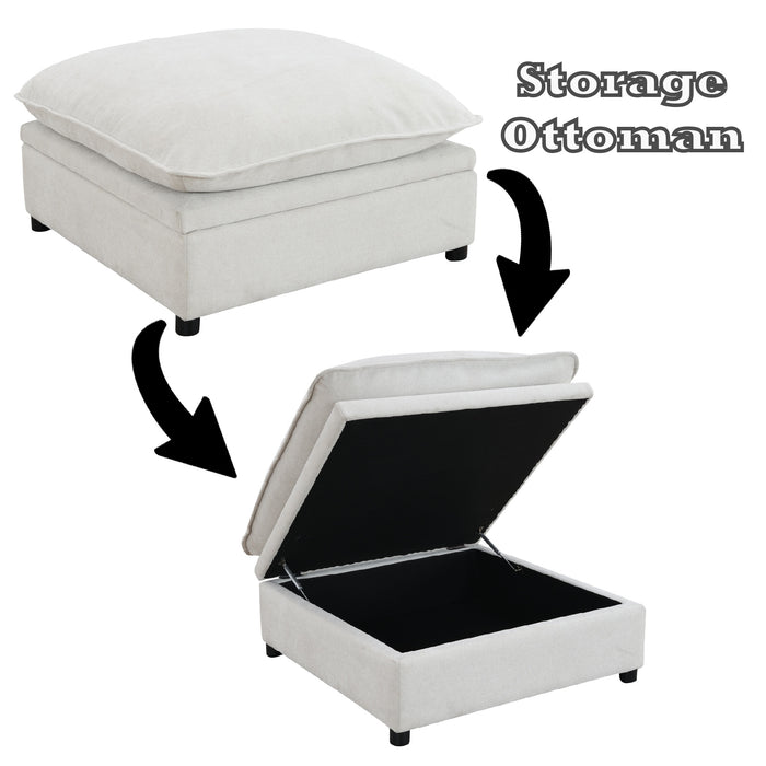 Marisa Modular Ottoman w/Storage - Image 15