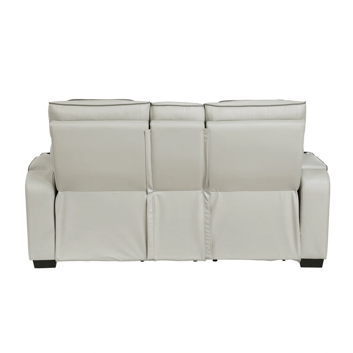 Fairway Power Double Reclining Love Seat With Center Console