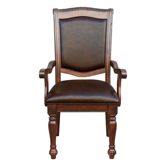 Lordsburg ARM CHAIR in Cherry/Brown - 5473A - FAMSA Furniture (TX)