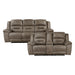 Hazen 2pc Set: Sofa, Love in Brown - 8538BR*2 - FAMSA Furniture (TX)