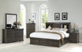 Louis Philippe III Queen Bed w/Storage - Image 11