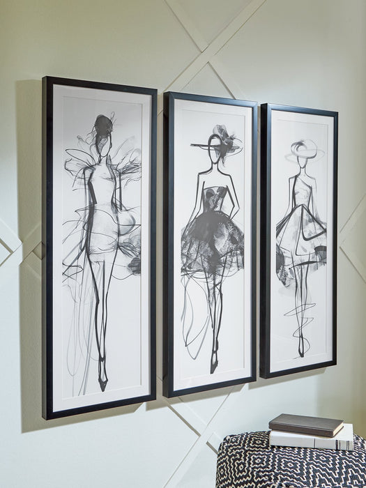 Mckerrick Wall Art Set (Set of 3) - FAMSA Furniture (TX)