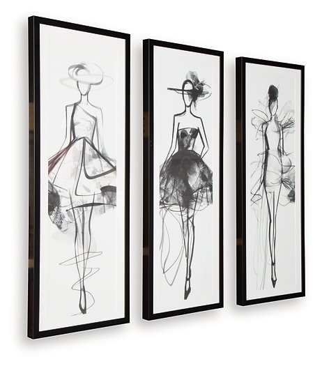 Mckerrick Wall Art Set (Set of 3) - FAMSA Furniture (TX)