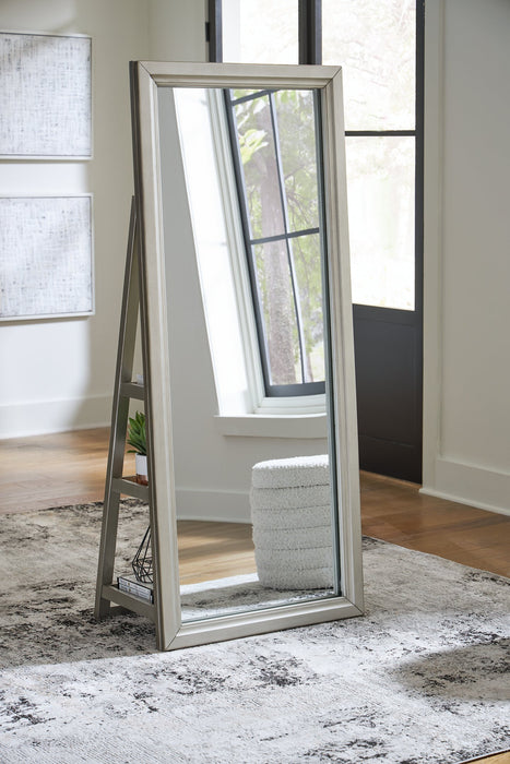 Evesen Floor Standing Mirror/Storage - FAMSA Furniture (TX)