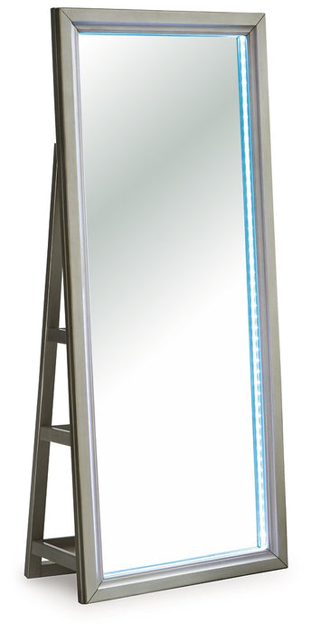 Evesen Floor Standing Mirror/Storage - FAMSA Furniture (TX)