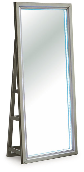 Evesen Floor Standing Mirror/Storage - FAMSA Furniture (TX)