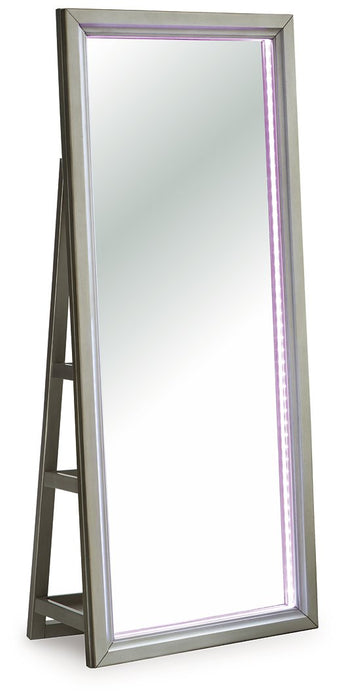Evesen Floor Standing Mirror/Storage - FAMSA Furniture (TX)