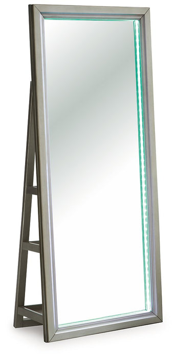 Evesen Floor Standing Mirror/Storage - FAMSA Furniture (TX)