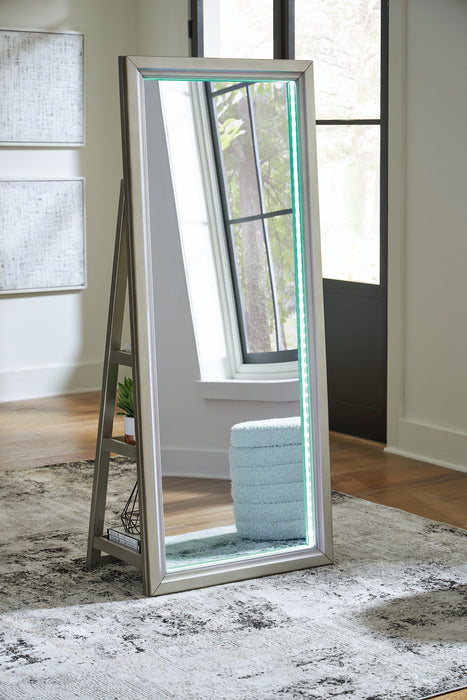 Evesen Floor Standing Mirror/Storage - FAMSA Furniture (TX)