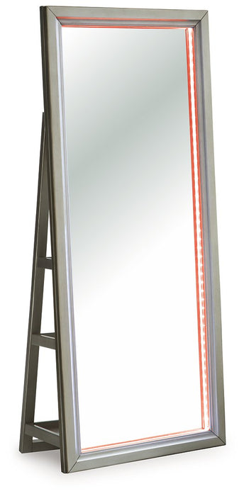 Evesen Floor Standing Mirror/Storage - FAMSA Furniture (TX)