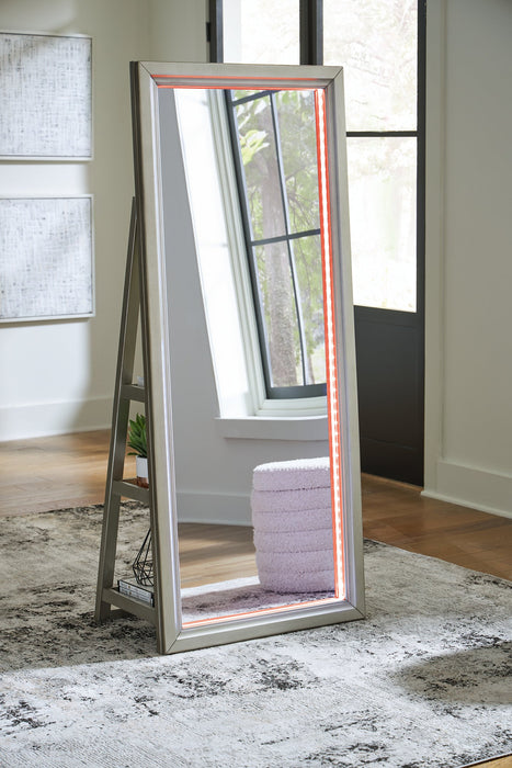 Evesen Floor Standing Mirror/Storage - FAMSA Furniture (TX)