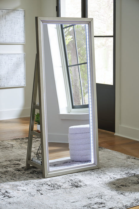 Evesen Floor Standing Mirror/Storage - FAMSA Furniture (TX)