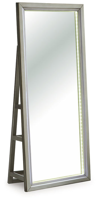Evesen Floor Standing Mirror/Storage - FAMSA Furniture (TX)