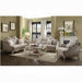 Chelmsford Beige Fabric & Antique Taupe Sofa w/5 Pillows - FAMSA Furniture (TX)