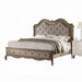 Chelmsford Beige Fabric & Antique Taupe Queen Bed - FAMSA Furniture (TX)