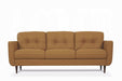 Radwan Camel Leather Sofa - FAMSA Furniture (TX)
