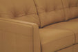 Radwan Camel Leather Sofa - FAMSA Furniture (TX)