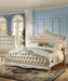 Acme Chantelle California King Bed with Button Tufted Panels in Pearl White 23534CK - FAMSA Furniture (TX)