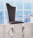 ACME Cyrene Faux Fabric Side Chair (Set of 2) in Stainless Steel 62079 - FAMSA Furniture (TX)