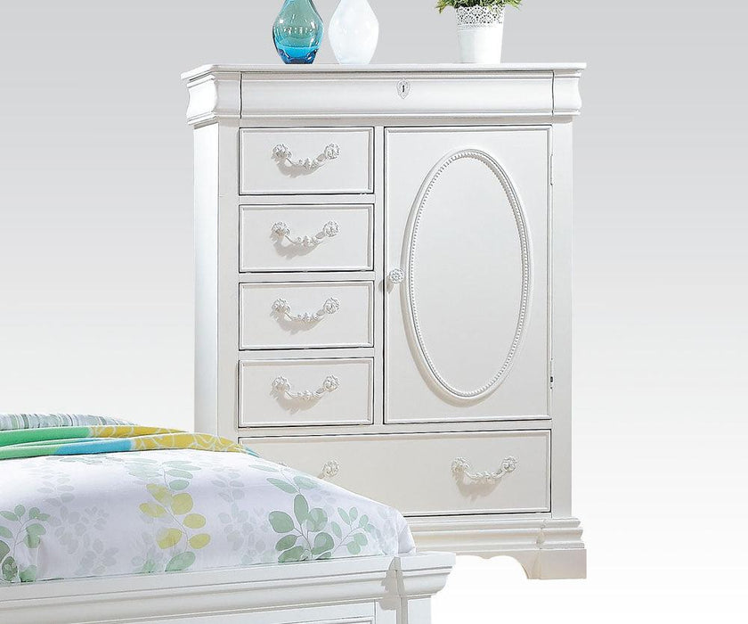ACME Estrella Youth Chest in White 30246 - FAMSA Furniture (TX)
