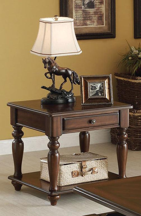 Acme Farrel End Table in Walnut 82746 - FAMSA Furniture (TX)