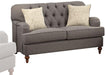 Acme Furniture Alianza Loveseat in Dark Gray 53691 - FAMSA Furniture (TX)