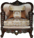 Acme Furniture Devayne Chair with 2 Pillows in Dark Walnut 50687 - FAMSA Furniture (TX)