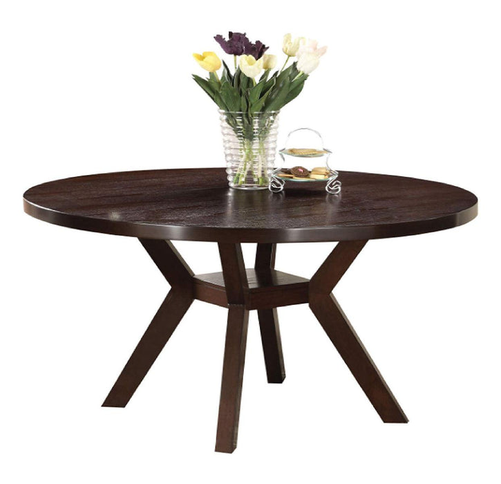 Acme Furniture Drake Round Dining Table in Espresso 16250 - FAMSA Furniture (TX)
