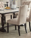 Acme Furniture Gerardo Upholstered Side Chair in Beige and Espresso (Set of 2) 60822 - FAMSA Furniture (TX)