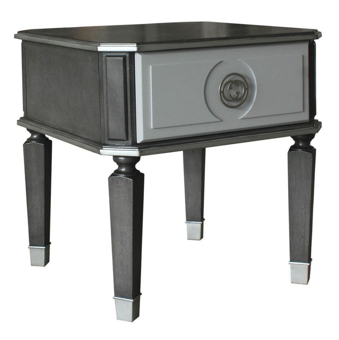 Acme Furniture House Beatrice End Table in Charcoal 88817 - FAMSA Furniture (TX)