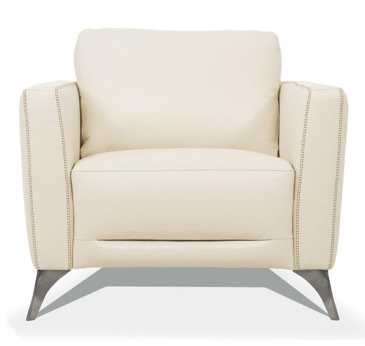 Acme Furniture Malaga Chair in Cream 55007 - FAMSA Furniture (TX)