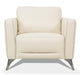 Acme Furniture Malaga Chair in Cream 55007 - FAMSA Furniture (TX)