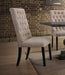 Acme Furniture Morland Upholstered Side Chair in Vintage Black/ Tan (Set of 2) 74647 - FAMSA Furniture (TX)