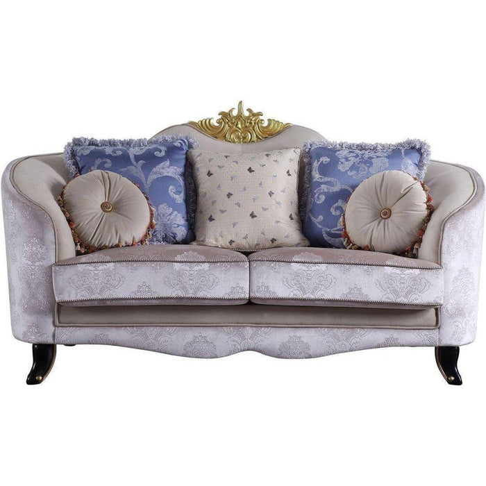 Acme Furniture Sheridan Loveseat in Cream 53946 - FAMSA Furniture (TX)