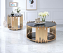Acme Furniture Tanquin End Table in Gold/Black 84492 - FAMSA Furniture (TX)