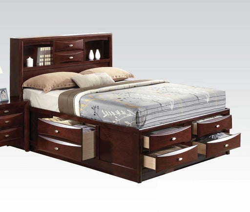 Acme Ireland Queen Storage Bed in Brown 21600Q - FAMSA Furniture (TX)