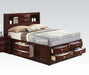 Acme Ireland King Storage Bed in Brown 21596EK - FAMSA Furniture (TX)
