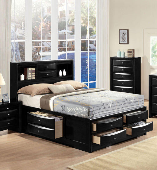 Acme Ireland Queen Storage Bed in Black 21610Q - FAMSA Furniture (TX)
