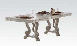 Acme Ragenardus Rectangular Dining Table in Antique White 61280 - FAMSA Furniture (TX)