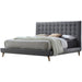 Acme Valda Queen Upholstered Bed in Gray 24520Q - FAMSA Furniture (TX)