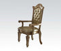 Acme Vendome Arm Chair (Set of 2) in Gold Patina 63004 - FAMSA Furniture (TX)