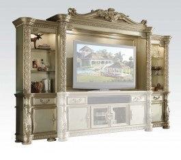 Acme Vendome Entertainment Center in Gold Patina 91310 - FAMSA Furniture (TX)