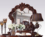 Acme Vendome Landscape Mirror with Intricate Details in Cherry 22004 - FAMSA Furniture (TX)