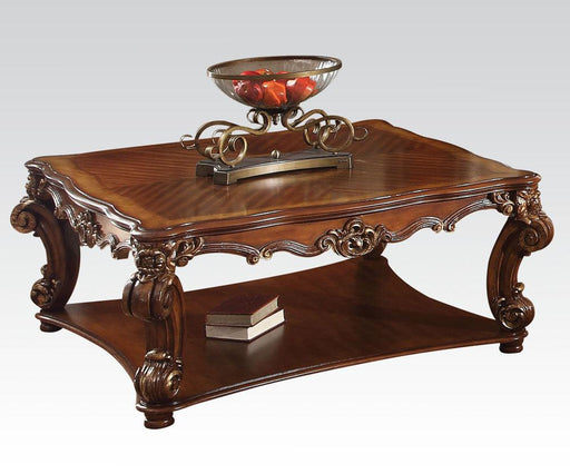 Acme Vendome Square Coffee Table in Cherry 82002 - FAMSA Furniture (TX)