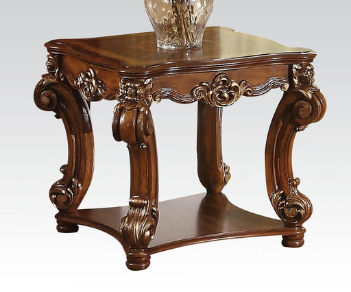 Acme Vendome Square End Table in Cherry 82001 - FAMSA Furniture (TX)