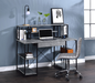 Amiel Faux Concrete & Black Desk - FAMSA Furniture (TX)