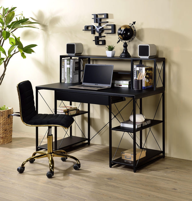 Amiel Black Desk - FAMSA Furniture (TX)