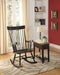 Arlo Black Rocking Chair - FAMSA Furniture (TX)