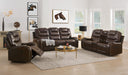 Braylon Brown PU Sofa (Motion) - FAMSA Furniture (TX)