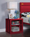 Cargo Red Nightstand (USB) - FAMSA Furniture (TX)